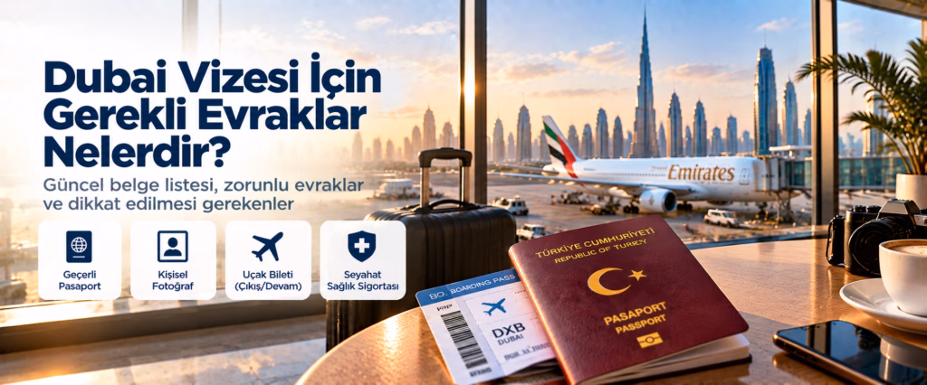 Dubai Vizesi İçin Gerekli Evraklar